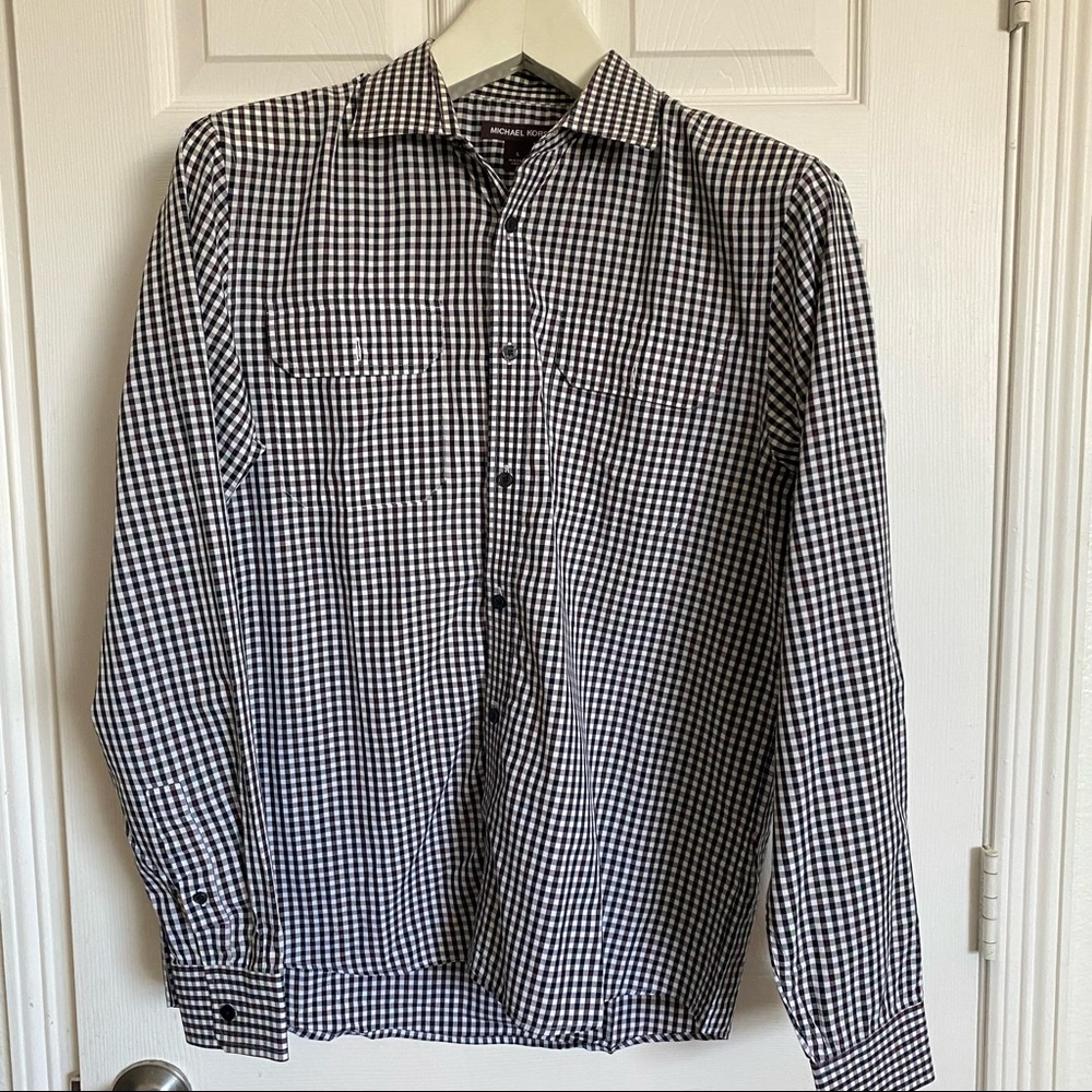 Michael Kors | Gingham Button Down Shirt